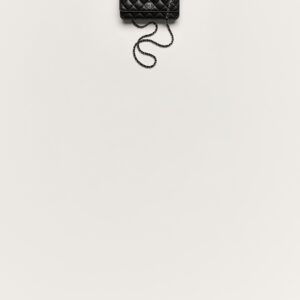 Chanel Classic Wallet on Chain Black Lambskin SHW - view 1