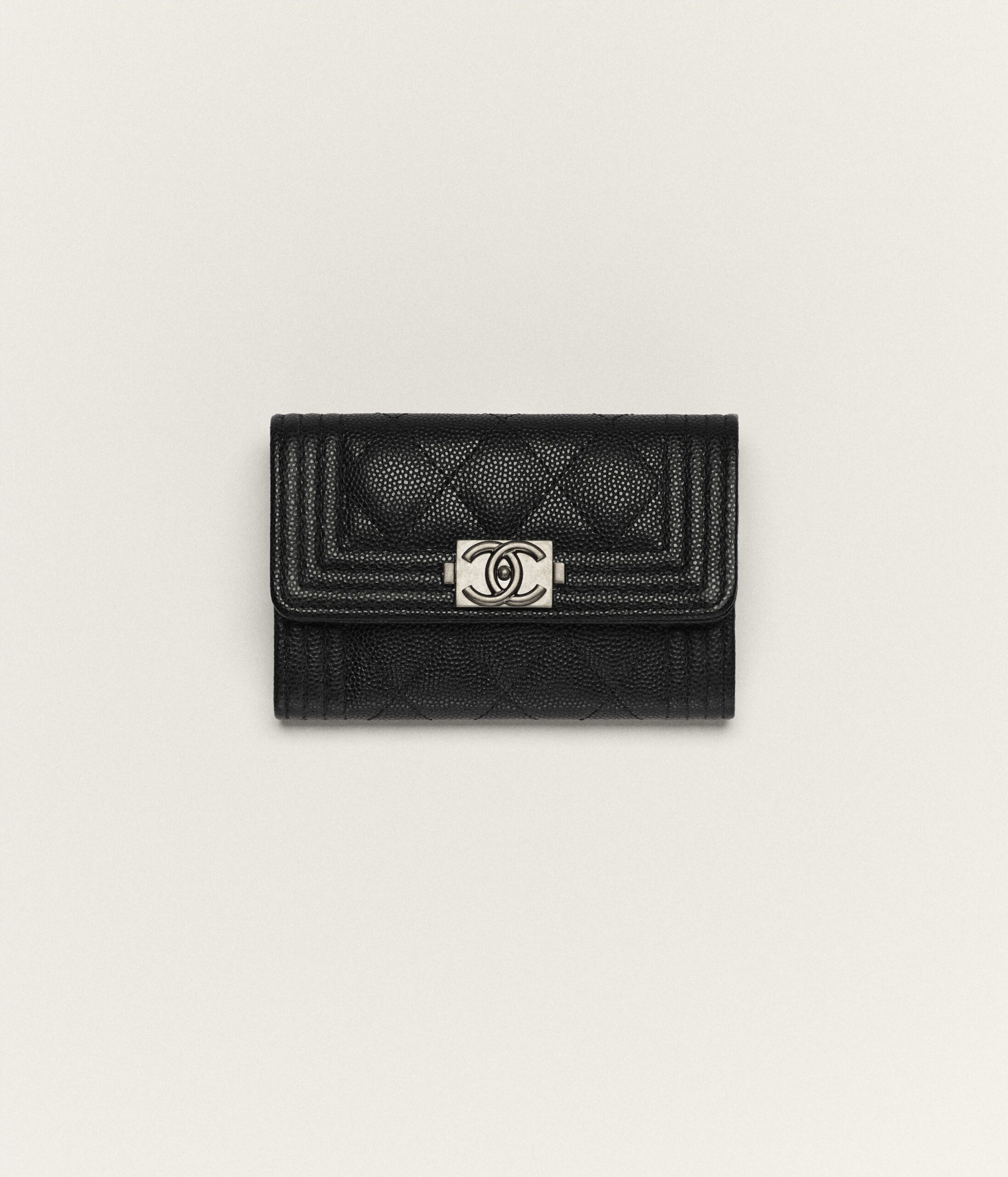 Chanel Classic Wallet on Chain Black Lambskin SHW - view 6