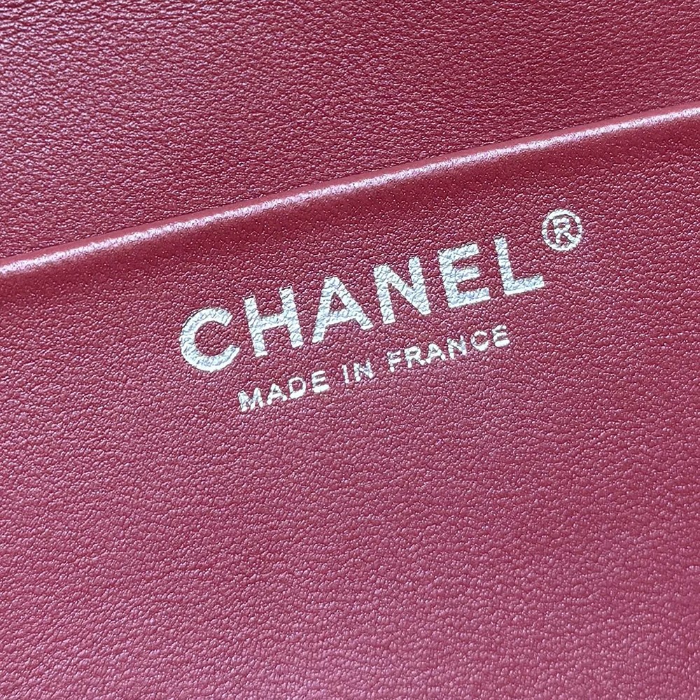 Chanel Maxi Large Flap Shoulder Bag Black Grained Calfskin Leather SHW - view 7