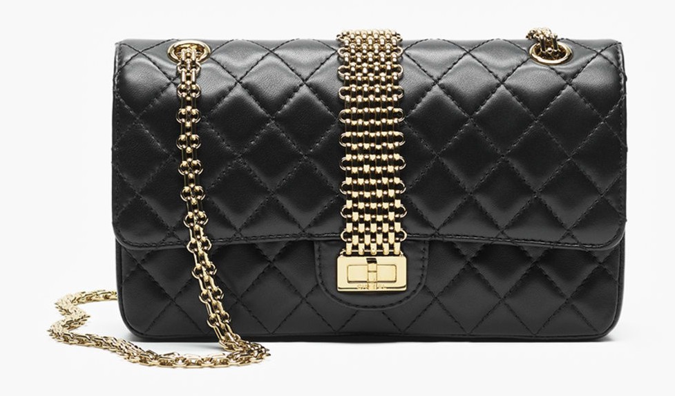 Chanel Reissue 2.55 Handbag Black Lambskin GHW - view 1
