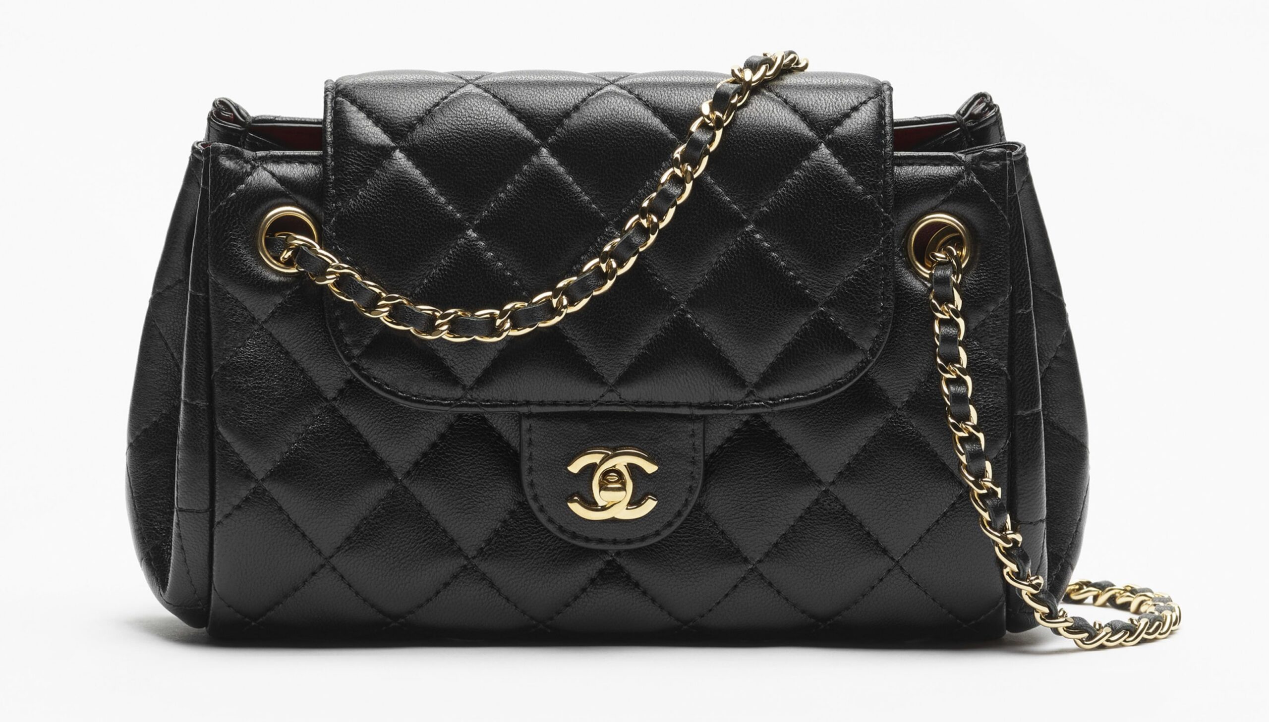 Chanel Reissue 2.55 Handbag Black Lambskin GHW - view 6