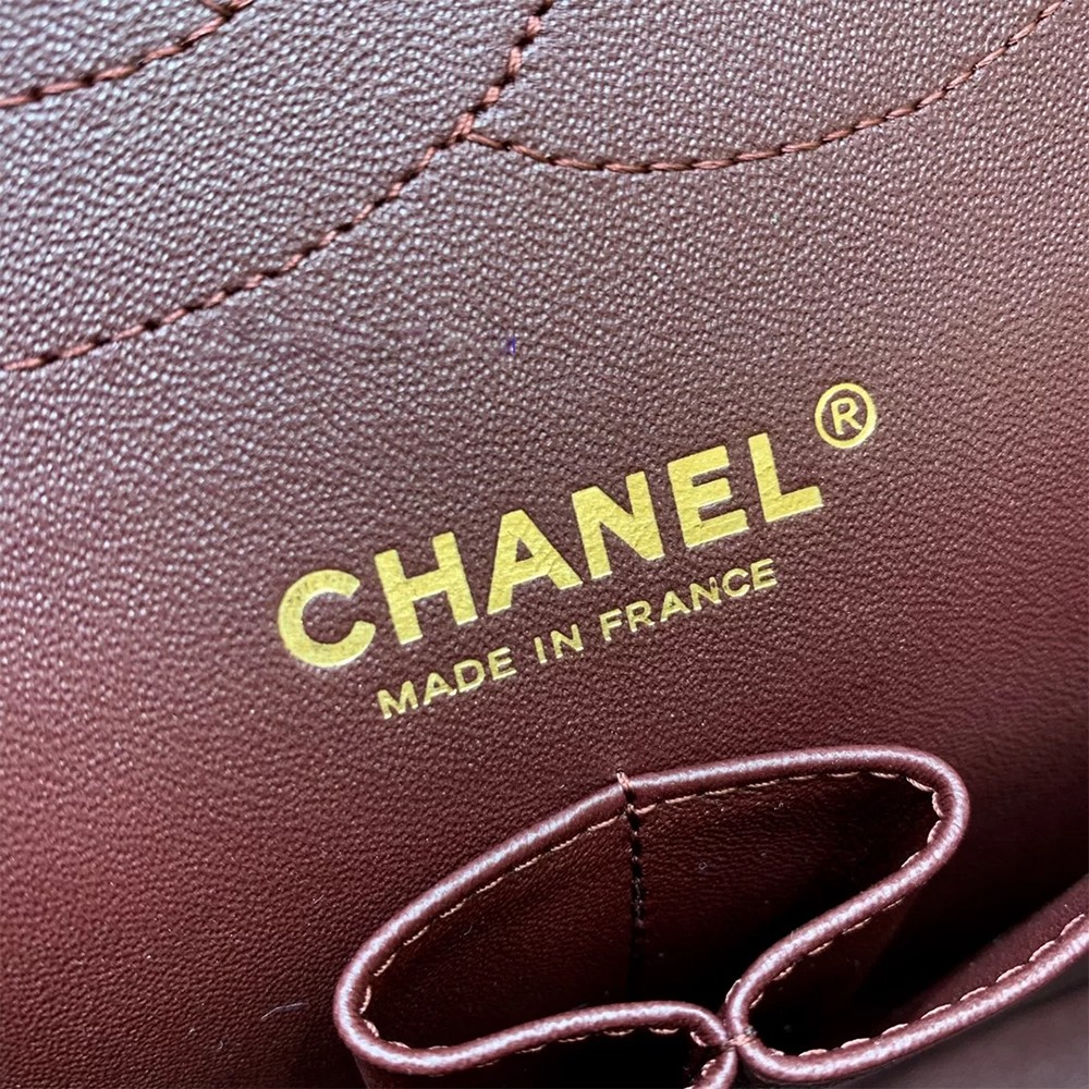 Chanel Vintage Jumbo Double Flap Shoulder Bag Black Quilted Lambskin Leather GHW - view 7